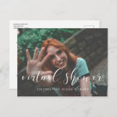 Eenvoudige en elegante Virtual Vrijgezellenfeest f Briefkaart (Voorkant / Achterkant)