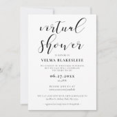 Eenvoudige en elegante virtuele douche kaart (Voorkant)