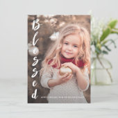 Eenvoudige en Elegante Zachte Waterverf Kerstmis Feestdagenkaart (Staand voorkant)