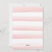 Eenvoudige en Elegante Zachte Waterverf Kerstmis Feestdagenkaart (Achterkant)