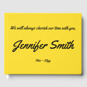 Eenvoudige en elementaire sympathiegids gastenboek (Voorkant)