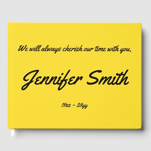 Eenvoudige en elementaire sympathiegids gastenboek (Voorkant)