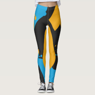 Eenvoudige en gedurfde tranen leggings