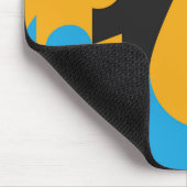 Eenvoudige en gedurfde tranen muismat (Hoek)