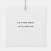 Eenvoudige en grafische fotocollage | Liefde met h Keramisch Ornament (Achterkant)