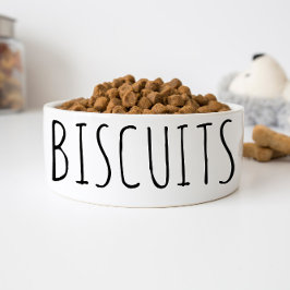 Eenvoudige en grappige koekjes, gepersonaliseerde  voerbakje