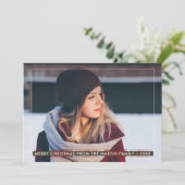 Eenvoudige en klassieke Country Plaid Kerstmis Feestdagenkaart (Staand voorkant)