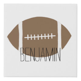 Eenvoudige en klassieke Football Wall Art Imitatie Canvas Print