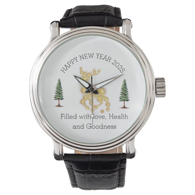 Eenvoudige en klassieke polshorloge horloge (Voorkant)