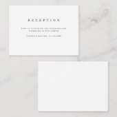 Eenvoudige en klassluitkaart informatiekaartje (Voorkant / Achterkant)