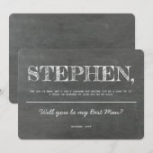 Eenvoudige en leuke trouwambtenaar voorstelkaart kaart (Voorkant / Achterkant)