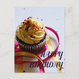 Eenvoudige en lieve Happy Birthday aangepaste  Briefkaart