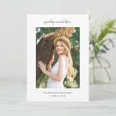 Eenvoudige en minimale fotograaf kaart (Staand voorkant)