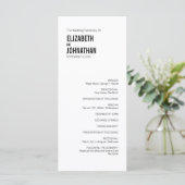 Eenvoudige en minimale Kaart van het Typografie We (Staand voorkant)