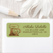 Eenvoudige en minimale stijlvolle banketbakkerij, etiket (Insitu)