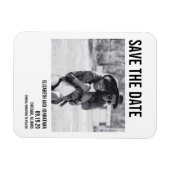 Eenvoudige en minimale typografie bespaart de datu magneet (Horizontaal)