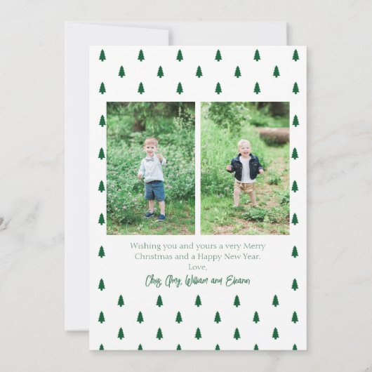 Eenvoudige en moderne aankondiging (Achterkant)