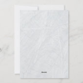 Eenvoudige en moderne botanische feestfoto feestdagenkaart (Achterkant)