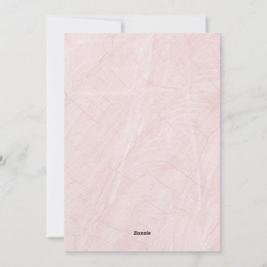 Eenvoudige en moderne botanische foto kerst Kaart (Achterkant)