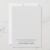 Eenvoudige en moderne handgeschreven scriptfoto save the date (Achterkant)