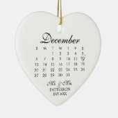 Eenvoudige en moderne kerstdag keramisch ornament (Rechts)