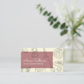 Eenvoudige en moderne schoonmaak van huizen visitekaartje (Staand voorkant)