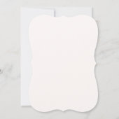 Eenvoudige en  Plum Bloemenbruiloft Save The Date (Achterkant)