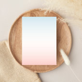 Eenvoudige en schattige Gender Reveal Party uitnod Kaart