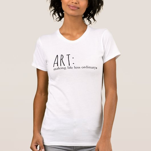 Eenvoudige en Schattigee Artsy T-shirts (Voorkant)