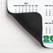 Eenvoudige en Schattigee Kalender 2025 Mousepad Muismat (Hoek)