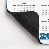 Eenvoudige en Schattigee Kalender 2025 Mousepad Muismat (Hoek)