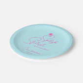 Eenvoudige en schone feestdag papieren bordje (Gekanteld)