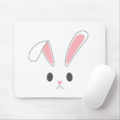 Eenvoudige en snelle paaskonijn | Mousepad Muismat (Met muis)