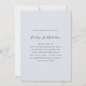 Eenvoudige en  Virtual Graduation Party Foto Kaart (Achterkant)