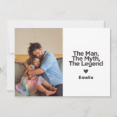 Eenvoudige en zoete citaat Gepersonaliseerde vader Kaart (Voorkant)