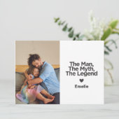 Eenvoudige en zoete citaat Gepersonaliseerde vader Kaart (Staand voorkant)