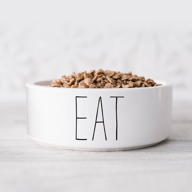 Eenvoudige en zoete gepersonaliseerde Dog Food Bow Voerbakje (Creator heeft geüpload)