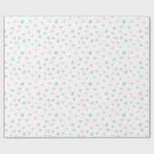 Eenvoudige en zoete mooie pastelharten cadeaupapier (Vlak)