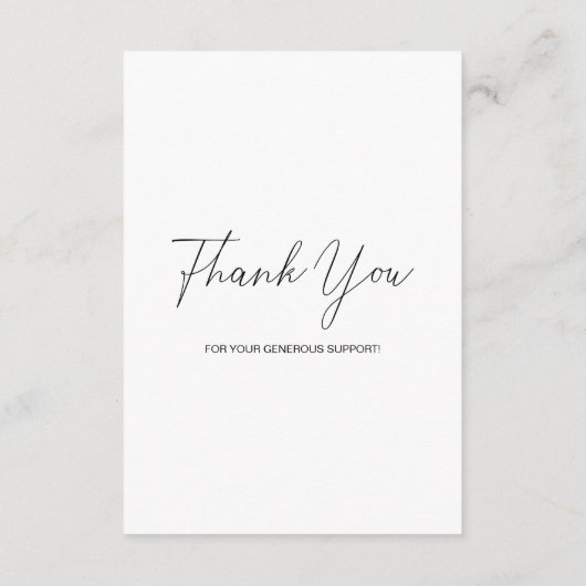 Eenvoudige Enclosur Kaart met QR-code voor College (Achterkant)