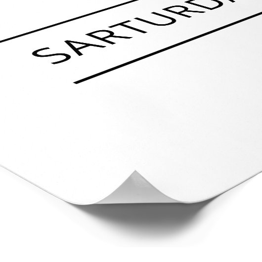 Eenvoudige Engagement Party Welkom Betrokken Parti Poster (Hoek)