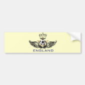 Eenvoudige Engeland Logo Bumpersticker (Voorkant)