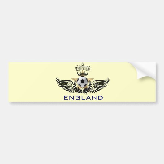 Eenvoudige Engeland Logo Bumpersticker (Voorkant)