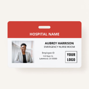 Eenvoudige Essential Medical Photo ID Badge