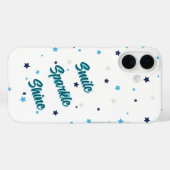 Eenvoudige esthetische sterren – Smile Sparkle Shi Case-Mate iPhone Case (Achterkant (horizontaal))