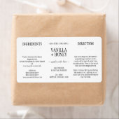 Eenvoudige Etherische Olie Cosmetische Fles Wrap A Etiket (Insitu)
