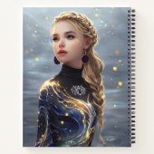 Eenvoudige etherische sfeer Art - Notitieboek (Achterkant)