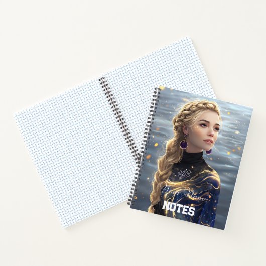 Eenvoudige etherische sfeer Art - Notitieboek (Binnen)