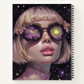 Eenvoudige etherische sfeer Art - Notitieboek (Achterkant)