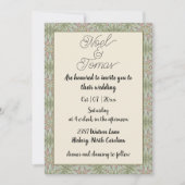 Eenvoudige etnische stijl Sage Groene Kleuren Kaart (Voorkant)