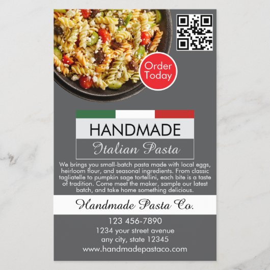 Eenvoudige Etsy / Handmade Winkel Flyer (Voorkant)